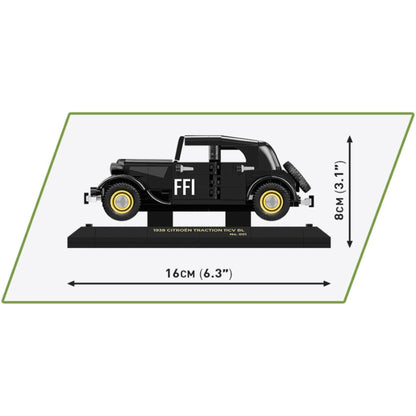 Cobi World War 2 1938 Citroen Traction 11C (298 Piece Kit)