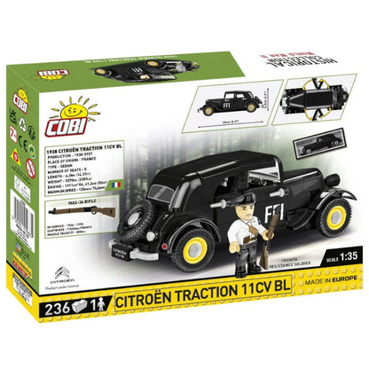 Cobi World War 2 1938 Citroen Traction 11C (236 Piece Kit)