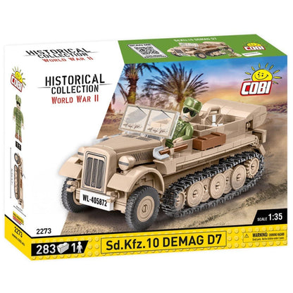 Cobi World War 2 SD KFZ 10 Demag D7 (283 Piece Kit)