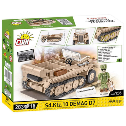 Cobi World War 2 SD KFZ 10 Demag D7 (283 Piece Kit)