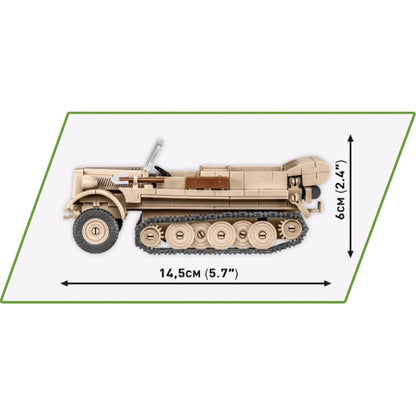 Cobi World War 2 SD KFZ 10 Demag D7 (283 Piece Kit)