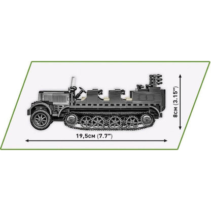 Cobi World War 2 Sd.Kfz.7 Half Track (439 Piece Kit)