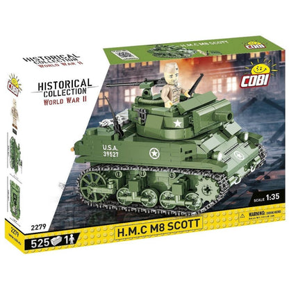 Cobi World War 2 Howitzer Motor Carriage M8 Scott (519 Piece Kit)