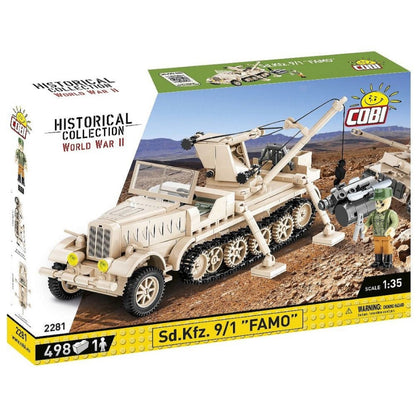 Cobi World War 2 Sd.Kfz. 9/1 "Famo" Half Track (502 Piece Kit)