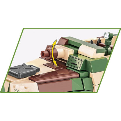 Cobi World War 2 Sd.Kfz.251/9 Stummel Half Track (485 Piece Kit)