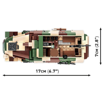 Cobi World War 2 Sd.Kfz.251/9 Stummel Half Track (485 Piece Kit)