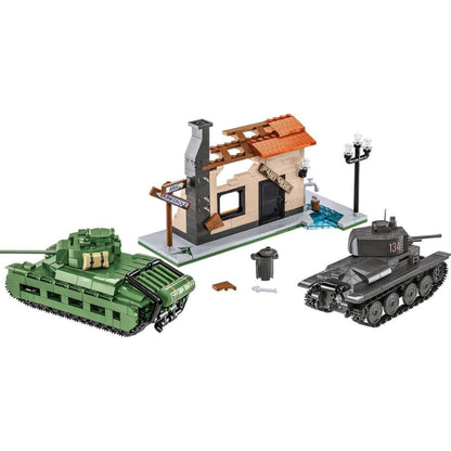 Cobi World War 2 Matilda II & Panzer 38 (T) Diorama (1008 Piece Kit)