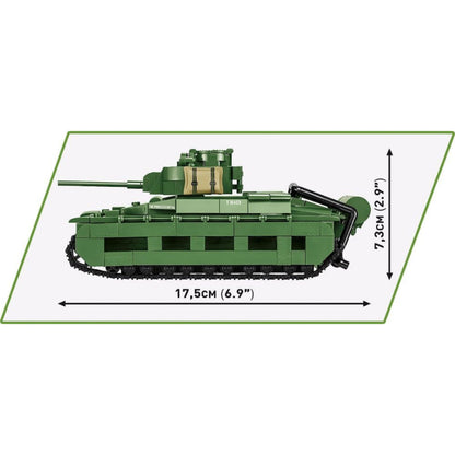 Cobi World War 2 Matilda II & Panzer 38 (T) Diorama (1008 Piece Kit)