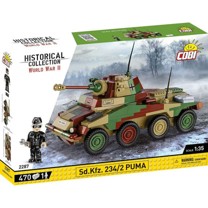 Cobi World War 2 Sd.Kfz. 234/2 Puma (470 Piece Kit)
