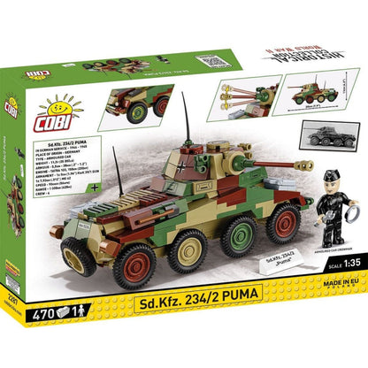Cobi World War 2 Sd.Kfz. 234/2 Puma (470 Piece Kit)
