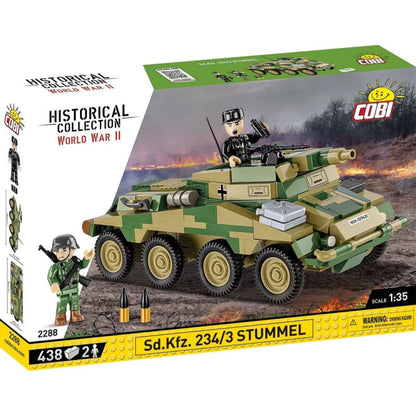 Cobi World War 2 Sd.Kfz. 234/3 Stummel (438 Piece Kit)