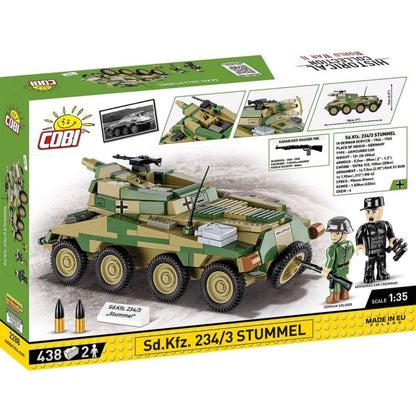 Cobi World War 2 Sd.Kfz. 234/3 Stummel (438 Piece Kit)