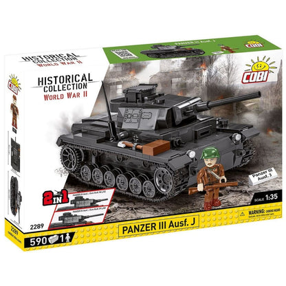 Cobi World War 2 Panzer III Ausf.J (590 Piece Kit)