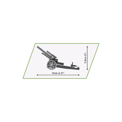 Cobi World War 2 10.5cm LeFH 18 130 Pcs