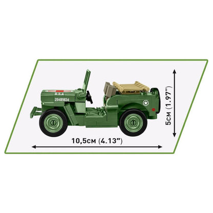 Cobi World War 2 Medical Willys MB (130 Pcs)