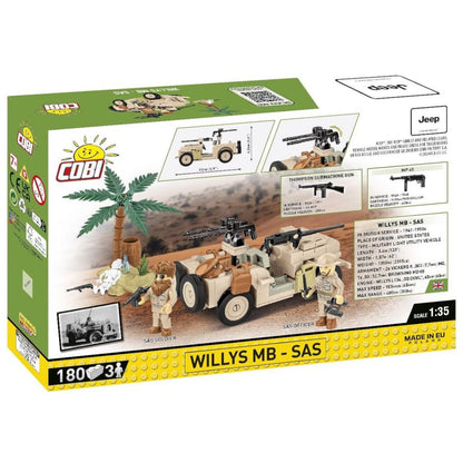 Cobi World War 2 Willys MB SAS (180 Pcs)