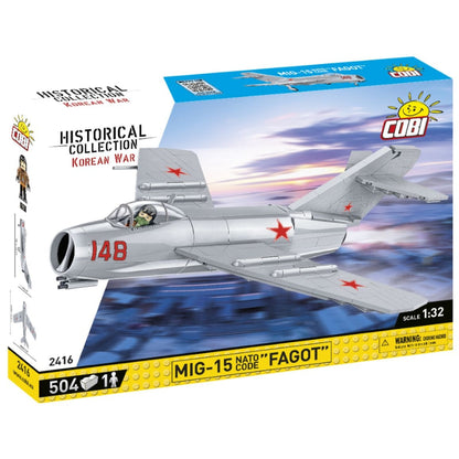 Cobi Korean War MIG 15 N.Code Fagot (504 Piece Kit)