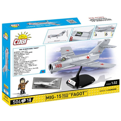 Cobi Korean War MIG 15 N.Code Fagot (504 Piece Kit)