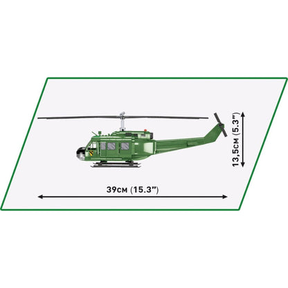 Cobi Vietnam War Bell UH 1 Huey Iroquois (656 Piece Kit)