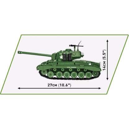 Cobi World War 2 M26 Pershing T26E3 (904 Piece Kit)