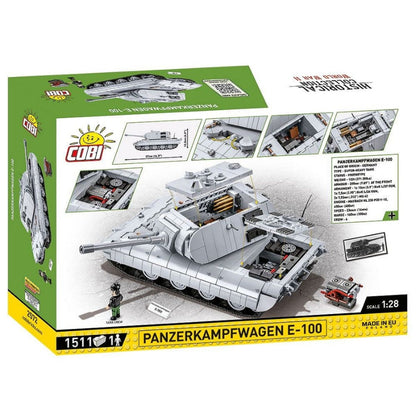 Cobi World War 2 Panzerkampfwagen E 100 (1510 Piece Kit)