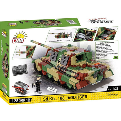 Cobi World War 2 Sd.Kfz. 186 Jagdtiger (1280 Piece Kit)