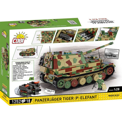 Cobi World War 2 Panzerjäger Tiger (P) Elefant (1252 Piece Kit)