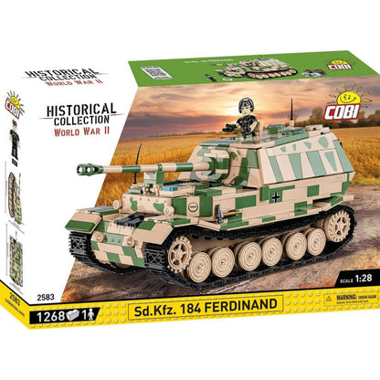 Cobi World War 2 Sd.Kfz. 184 Ferdinand (1268 Piece Kit)