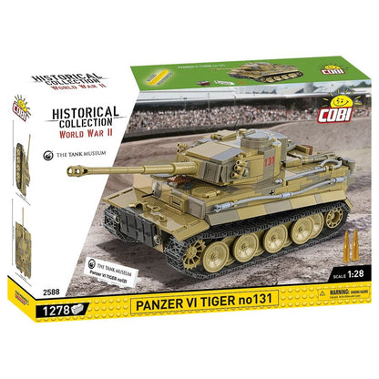 Cobi World War 2 Panzer VI Tiger No 131 Construction Set (1278 Pieces)