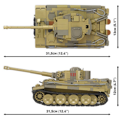 Cobi World War 2 Panzer VI Tiger No 131 Construction Set (1278 Pieces)