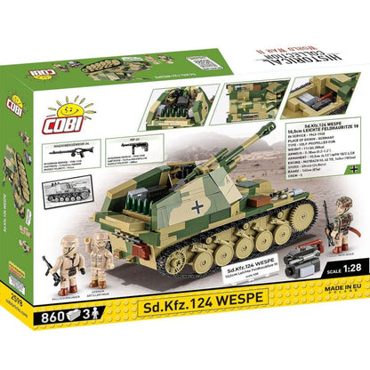 Cobi World War 2 Sd.Kfz.124 Wespe Exclusive (860 Pcs)