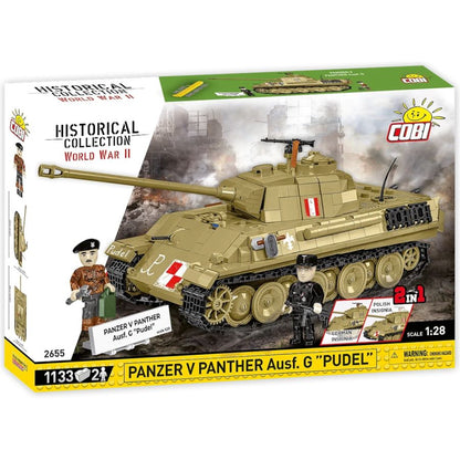 Cobi World War 2 Panzer V Panther Ausf. G "Pudel" (1133 Pcs )
