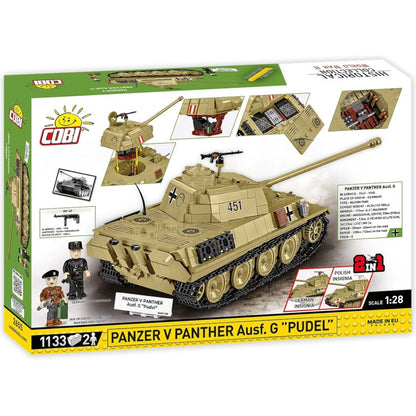 Cobi World War 2 Panzer V Panther Ausf. G "Pudel" (1133 Pcs )
