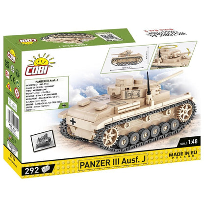 Cobi World War 2 Panzer III Ausf.J (292 Piece Kit)