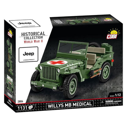 Cobi World War 2 Willys Medical MB (1131 Pcs)