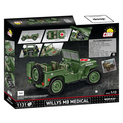 Cobi World War 2 Willys Medical MB (1131 Pcs)