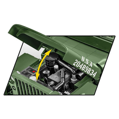 Cobi World War 2 Willys Medical MB (1131 Pcs)