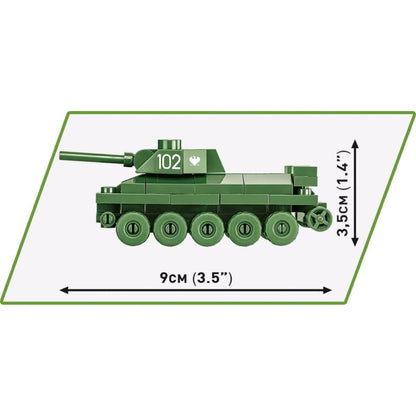 Cobi World War 2 T 34/76 Tank (101 Piece Kit)