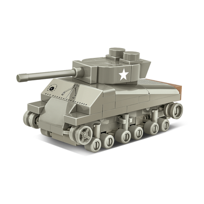Cobi World War 2 M4A3 Sherman Tank (103 Piece Kit)