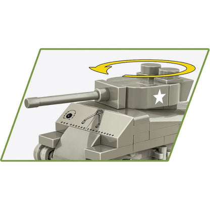 Cobi World War 2 M4A3 Sherman Tank (103 Piece Kit)
