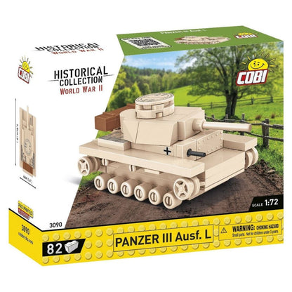 Cobi World War 2 Panzer III Ausf.L (82 Piece Kit)