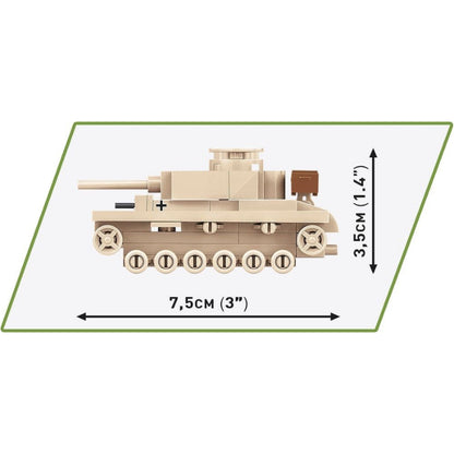 Cobi World War 2 Panzer III Ausf.L (82 Piece Kit)