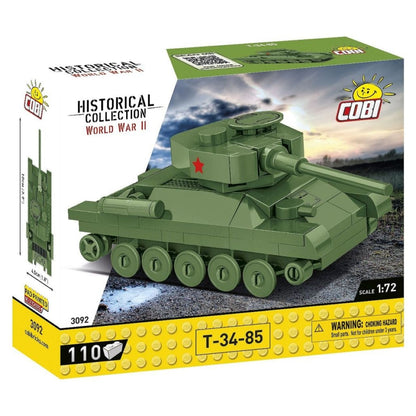 Cobi World War 2 T 34 85 Tank (110 Piece Kit)