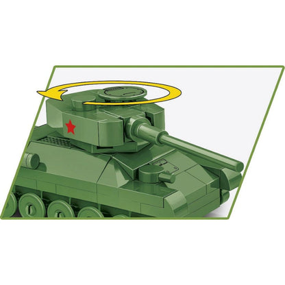 Cobi World War 2 T 34 85 Tank (110 Piece Kit)