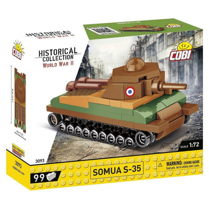 Cobi World War 2 Somua S 35 Tank (99 Piece Kit)