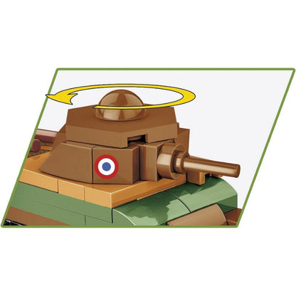 Cobi World War 2 Somua S 35 Tank (99 Piece Kit)