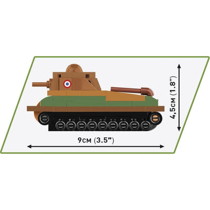 Cobi World War 2 Somua S 35 Tank (99 Piece Kit)