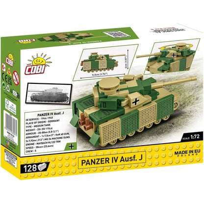Cobi World War 2 Panzer IV Ausf.j (130 Piece Kit)