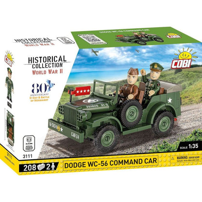 Cobi World War 2 Dodge WC 56 Command Car (208 Pcs)
