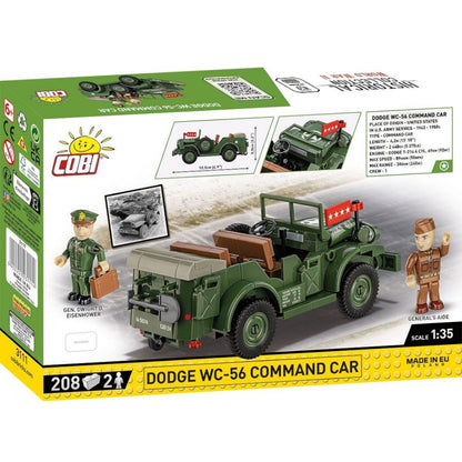 Cobi World War 2 Dodge WC 56 Command Car (208 Pcs)